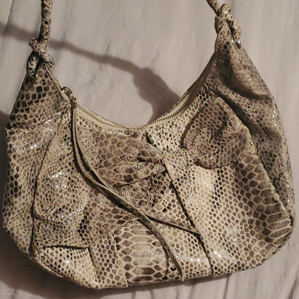*UNIQUE* Elliott Lucca Snakeskin Bag